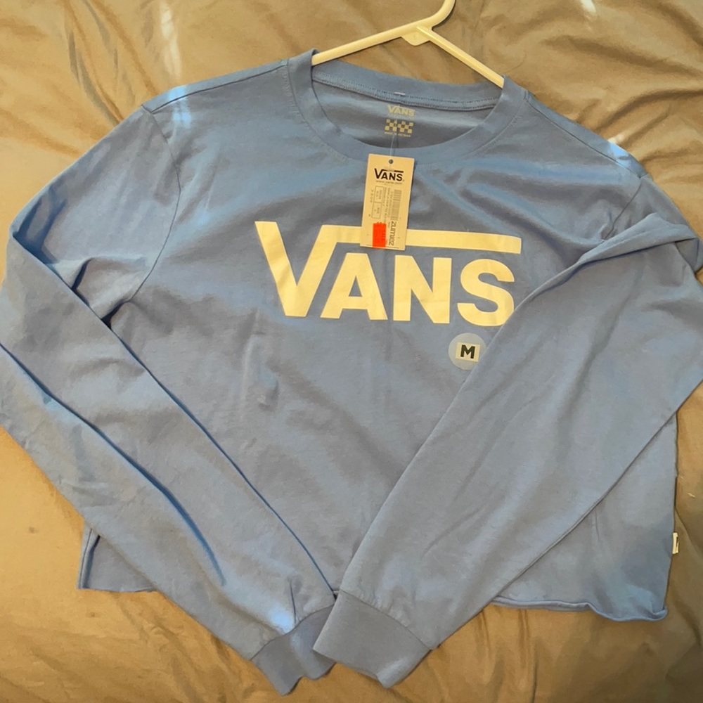 Vans Light Blue crop top